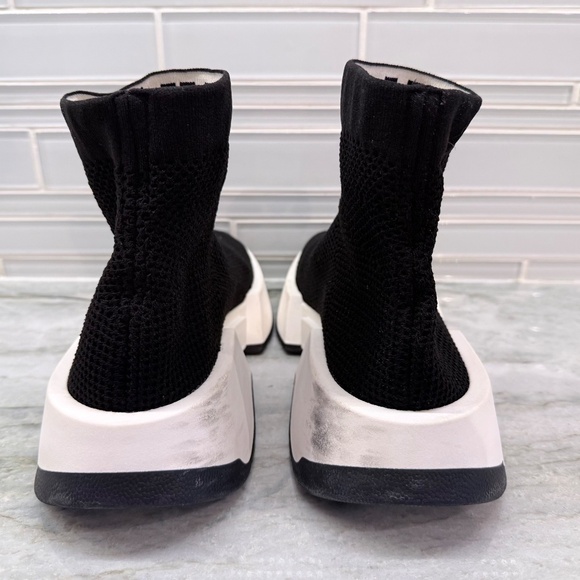 MM6 Maison Margiela High-Cut Sock Sneakers Black Women's Casual Shoes - Picture 5 of 10